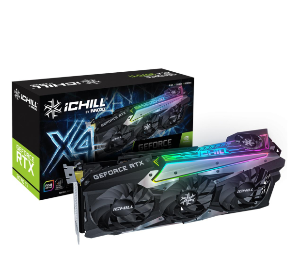 INNO3D GeForce RTX 3070 Ti ICHILL X4 LHR 8GB GDDR6X